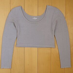 Free People Intimately Light Lavender Waffle Knit Top | Size XS | EUC